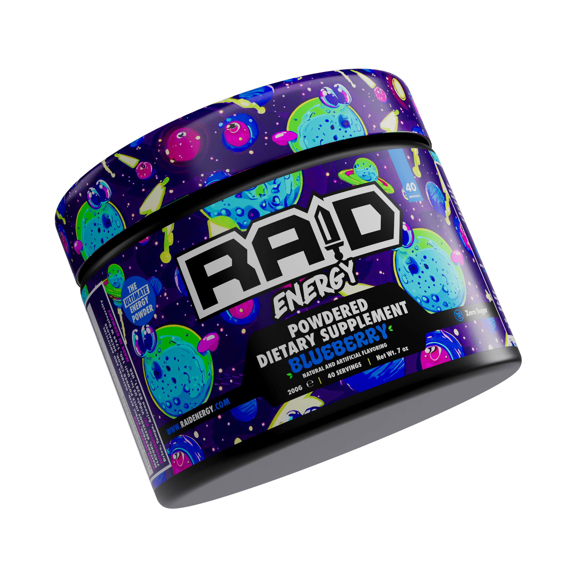 Raid Energy Powder - Blueberry