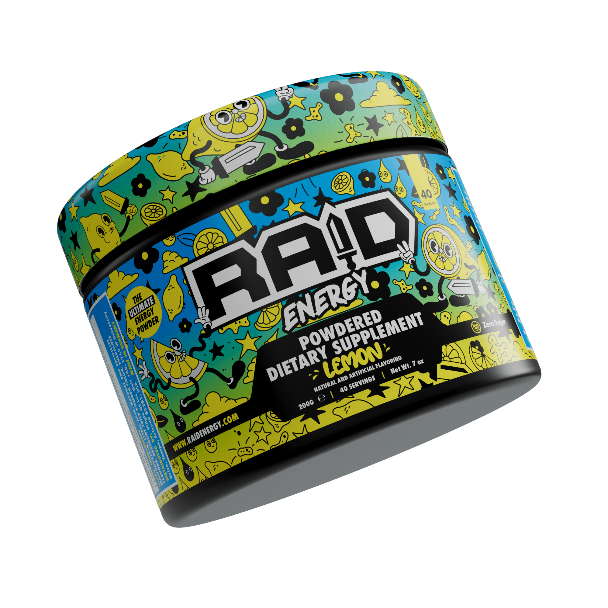 Raid Energy Powder - Lemon
