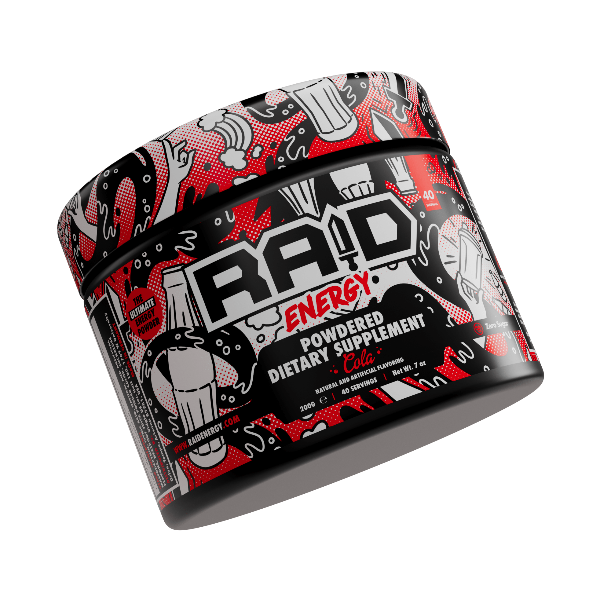 Raid Energy Powder - Cola